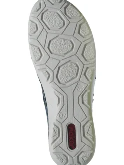 Schnürschuhe in royal/smaragd/gelb