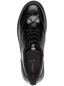 Schnürschuhe in Schwarz