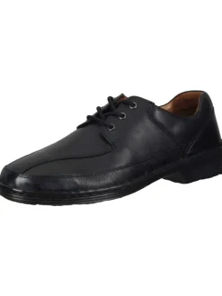 Schnürschuhe in schwarz