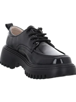 Schnürschuhe in schwarz