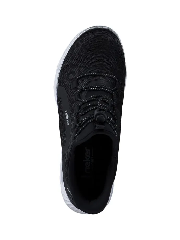 Schnürschuhe in schwarz/negro/schwarz