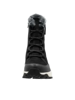 Schnürschuhe in schwarz/schwarz