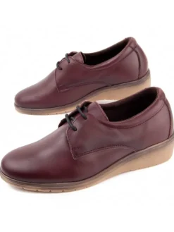 Schnürschuhe Wedge Anilav in Bordeaux