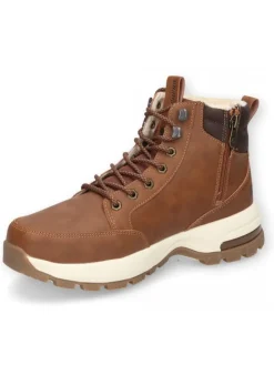 Schnürstiefel in Braun