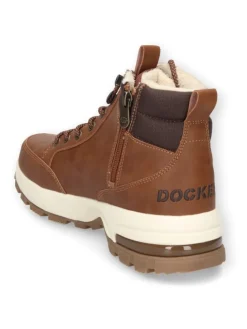 Schnürstiefel in Braun