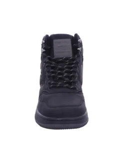 Schnürstiefel in schwarz