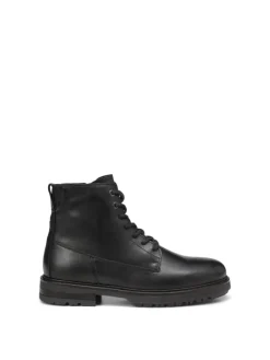 Schnürstiefel in Schwarz