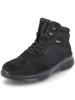 Schnürstiefel in schwarz