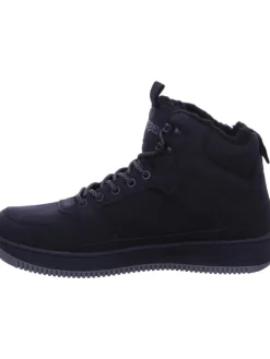 Schnürstiefel in schwarz