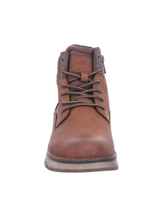 Schnürstiefel Mit Tex-Membran in braun