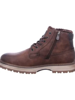 Schnürstiefel Mit Tex-Membran in braun