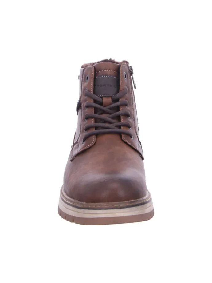 Schnürstiefel Mit Tex-Membran in braun