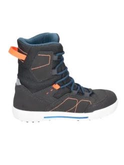 Schnürstiefelette in anthrazit