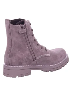 Schnürstiefelette in braun