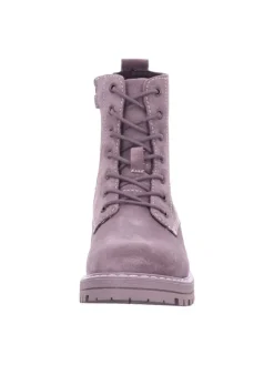 Schnürstiefelette in braun