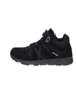 Schnürstiefelette in schwarz