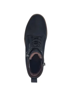 Schnürstiefeletten in Blau