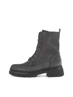 Schnürstiefeletten in grau