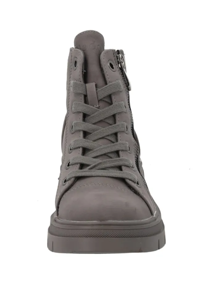 Schnürstiefeletten in grey