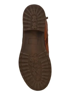 Schnürstiefeletten Nova in Hellbraun