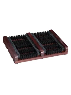 Schuhabstreifer in Braun/ Schwarz