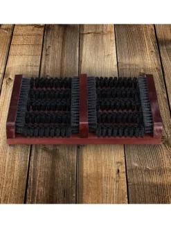 Schuhabstreifer in Braun/ Schwarz