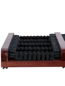 Schuhabstreifer in Braun/ Schwarz