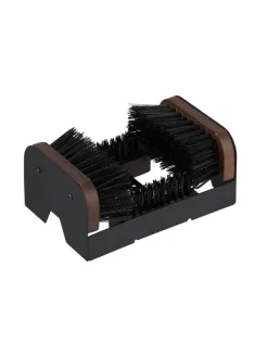 Schuhabstreifer in Schwarz/ Braun