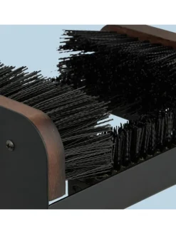 Schuhabstreifer in Schwarz/ Braun