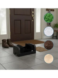 Schuhabstreifer in Schwarz