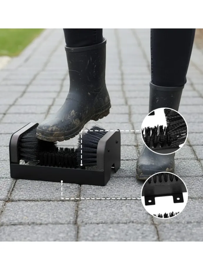 Schuhabstreifer in Schwarz