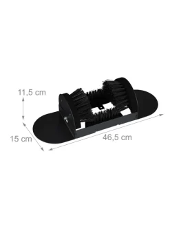 Schuhabstreifer in Schwarz