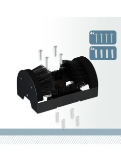 Schuhabstreifer in Schwarz