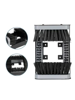 Schuhabstreifer in Schwarz/ Grau