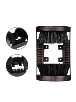 Schuhabstreifer in Schwarz/Braun