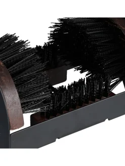 Schuhabstreifer in Schwarz/Braun