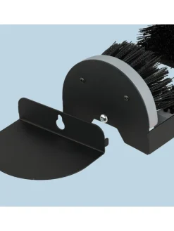 Schuhabstreifer in Schwarz/ Grau