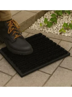 Schuhabstreifer in Schwarz