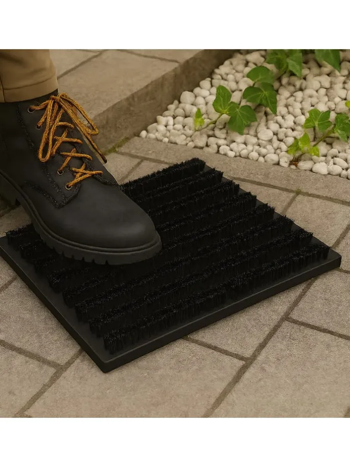 Schuhabstreifer in Schwarz