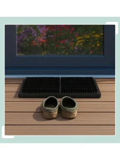 Schuhabstreifer in Schwarz