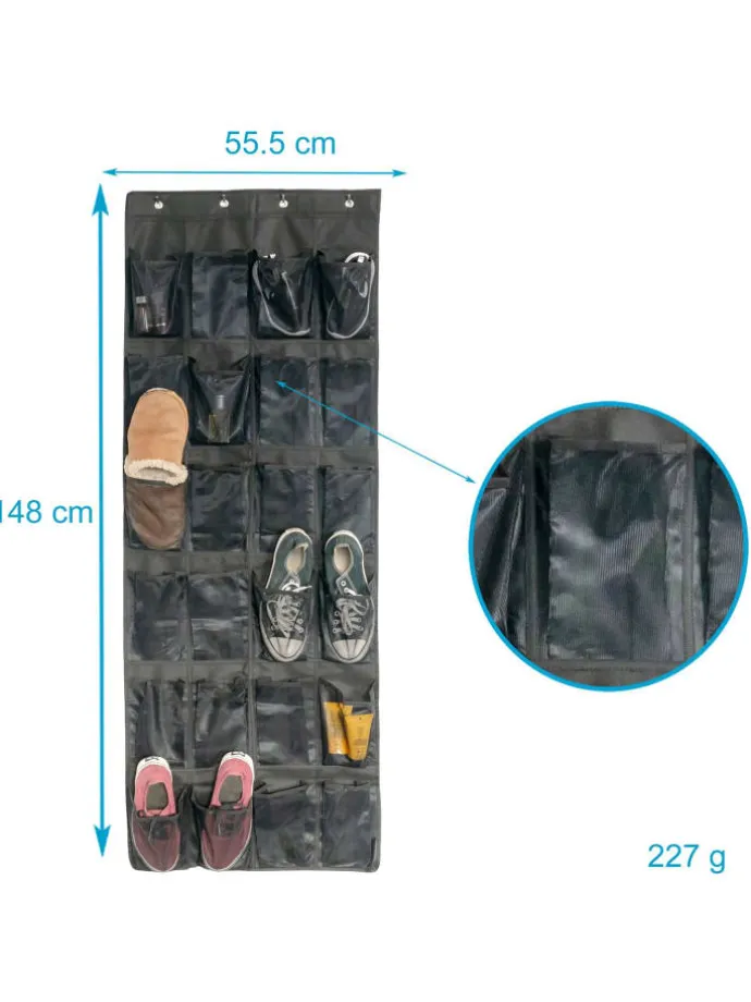 Schuhorganizer Hängendes Schuhregal in Schwarz