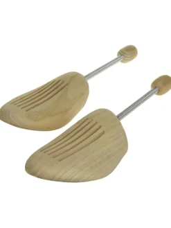 Schuhspanner Holzspiralspanner 1 Paar in natur