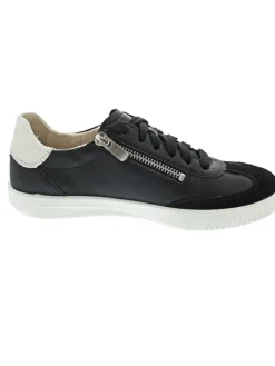 Silence sportlicher Schnürer Schwarz