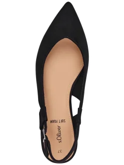 Sling-Ballerinas in Schwarz