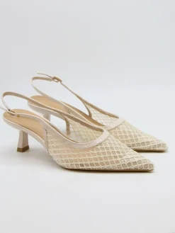 Slingpumps in Beige