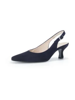 Slingpumps in Blau