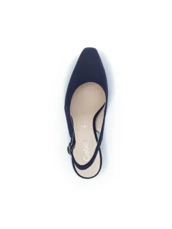 Slingpumps in Blau