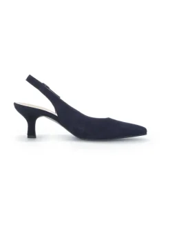 Slingpumps in Blau