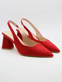 Slingpumps in Rot