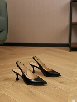 Slingpumps in Schwarz